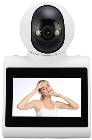 Plyisty HD Two Way Video Calling Camera, 2MP WiFi Indoor Security Camera with One Click Video Call Motion Detection Smart Alarm Audio Calling Device for Home Security (64GB)