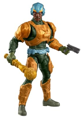 Masters of the Universe 2026 Movie Man-At-Arms Action Figure | MOTU 5.5 Inch Toy, 14 Movable Joints, Film-Accurate Hero with Likeness of Idris Elba, Scepter & Blaster Accessories, JKH95