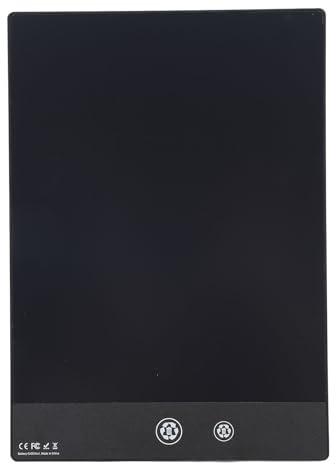 Cuifati Tavoletta Grafica per Scrittura, Tavoletta Grafica LCD da 9,5 Pollici a Doppio Schermo con Stilo Senza Batteria, per Appunti in Aula Scolastica e Ufficio Domestico per Schizzi (BLACK)
