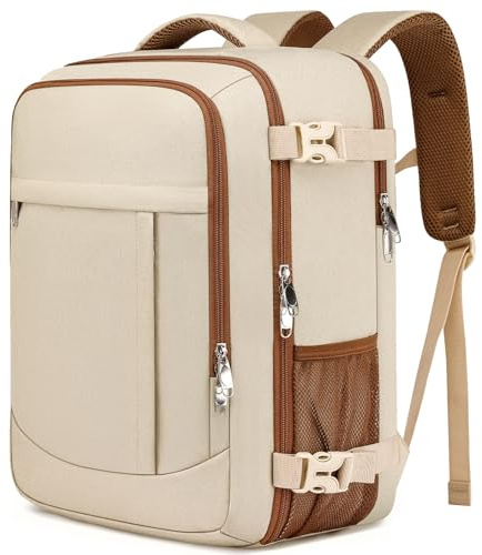 Mochila 40x30x20cm 24L para Ryanair Vueling, Mochila de Mano Impermeable con Funda para Ordenador 15.6 Pulgadas, Bolsillo para Ropa Húmeda, Ligera para Hombre Mujer Viaje Negocios