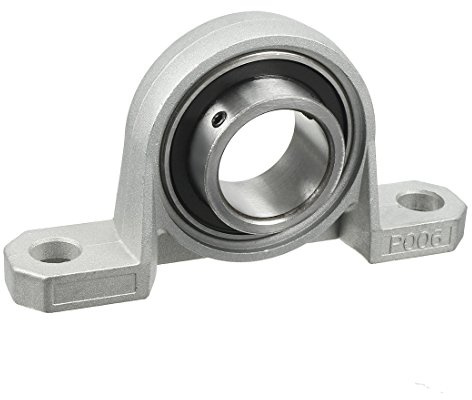 sourcing map KP006 Zinklegierung Kugellager Stehlager 30mm Bohrung | Gehäuselager Lagerblock