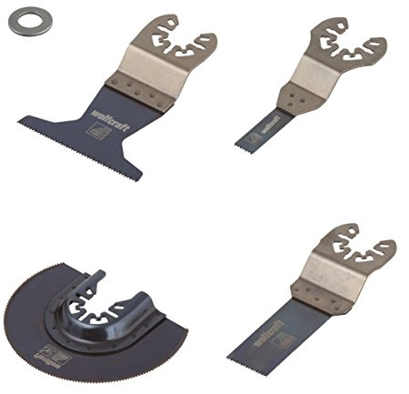 wolfcraft 3961000 Vibrationssägen-Starterset für Laminat Pro, 5 Stück