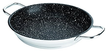 PAELLERA ACERO ASAS INOX INDUCCION PIEDRA 32 CM