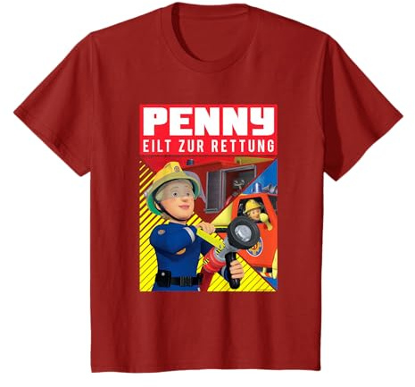 Kinder Feuerwehrmann Sam T-Shirt, Penny, viele Größen+Farben T-Shirt