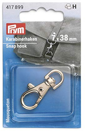 Prym 417899 Karabinerhaken 7 x 38 mm new gold