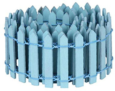 BYFRI Bois Palissade Miniature Fée Ornement De Jardin en Bois Clôture Petite Artisanat Micro Aménagement Paysager Décor Accessoires De