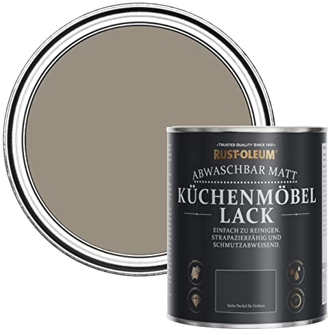 Rust-Oleum abwaschbare Küchenschrankfarbe in braun mit Matt Finish - Kakao 750ML