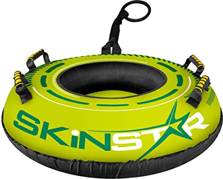 SkinStar Cross Profi Snow Tube Ø100cm Green Schlitten Bob Rodel Reifen Schneereifen Rutschreifen