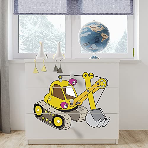 KOCOT KIDS Babydreams Kinderkommode, weiß, 80,5x41x81