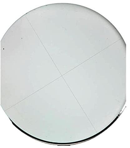 JUIYU Mikroskop-Zubehör-Kit 23mm groß Fov Ultra Wide Winkel High Eye Point Stereo-Mikroskop Okular-Halterung 30mm Skala-Kreuz 10x Okular 1pc Mikroskopische Objektträger (Color : Cross)