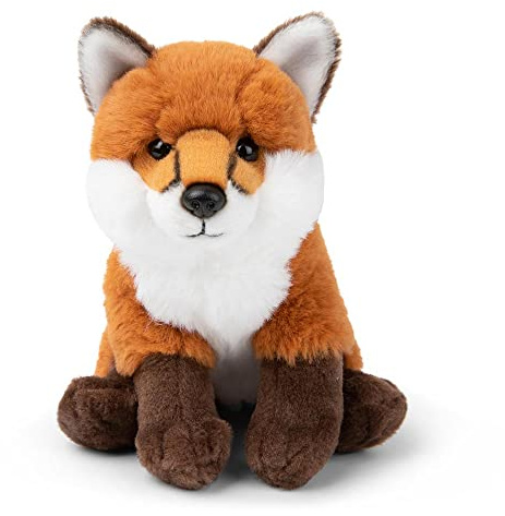 WWF 01279 - ECO Plüschtier Rotfuchs, lebensecht gestaltetes Kuscheltier, ca. 15 cm groß, wunderbar weich und kuschelig, Handwäsche möglich