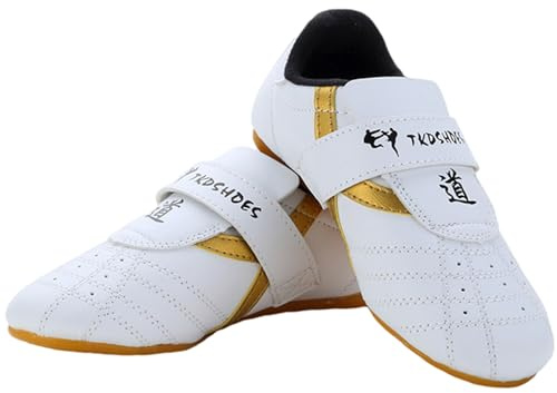 Zeihyeurus Arti Marziali Scarpe Sportive Leggere,Taekwondo Kung Fu Scarpe,Scarpe Taekwondo Traspiranti Leggero,Uso Quotidiano,Antiscivolo,Resistenti all'Usura,per Taekwondo,Karate,Kungfu E Tai Chi