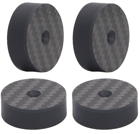 4-teiliges HiFi-Lautsprecher-Isolationsständer-Fußpolster, Lautsprecher-Spike-Pads, Lautsprecher-Stoßdämpfer, Vibrationsdämpfer-Bodenschutz für Audio-Plattenspieler, Subwoofer,