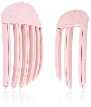 Cosmeria Juego de peines de 3 y 6 dientes para dar volumen y estilizar rizos y ponis sin esfuerzo para hombres y mujeres
