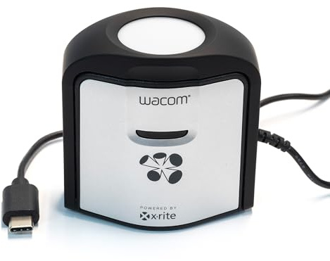 Wacom Color Manager 2024 mit USB-C - Schwarz - 6,5 Zoll - Grafikdesign, Fotografie, Digitales Malen