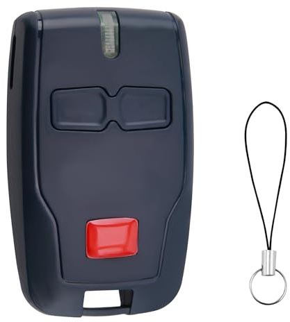 Telecomando per Porta del Garage per Mitto 2B RCB, Mitto 2, Kleio, Ghibli, TRC 2, TR,2 Canali e 2 Pulsanti 433MHz Rolling Code,1 Pezzi