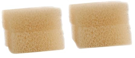 WRITWAA 4pcs Beige Imitation Loofah Dishwashing Sponges Kitchen Cleaning Pads Scrubbing Household Scouring Sponge for Efficient Dirt Removal