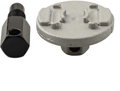 Solaughguy Chiave di riparazione per motosega per modelli 52/58/2500, 14 mm per strumento di arresto del pistone con compatibilità con volano frizione 25, set di attrezzi per lo smontaggio della sega