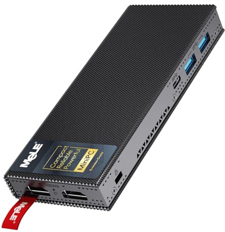 MeLE PCG02 Pro Lüfterloses PC-Stick, N5100 8GB 256GB, Dual HDMI, Gigabit LAN | N5100 bis zu 2,8 GHz, 8 GB RAM, 256 GB Speicher, Dual HDMI 4K, Gigabit Ethernet, Wi-Fi 5, BT5.1, Auto Power-on, IoT