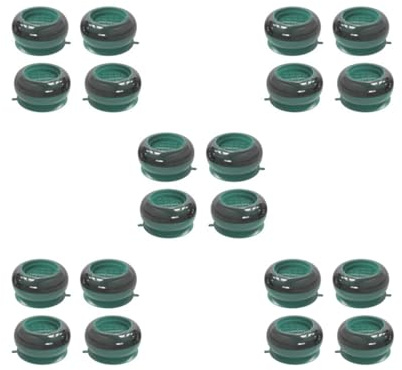 5 set of 4Pcs Washing Machine Base Foot Pads Rubber Non Skid for Washing Machine Home Green