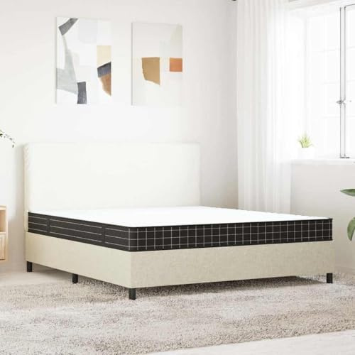 Cartvyn Matratze Bonnell-Federkern Mittel 180x200 cm, schlafunterlage mit atmungsaktivem Bezug waschbar, rollmatratze für doppelbett und einzelbett, ergonomisch, mittlere Härte, 18 cm