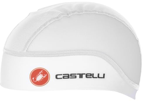CASTELLI Herren Summer Skullcap cap, Weiß, Einheitsgröße EU