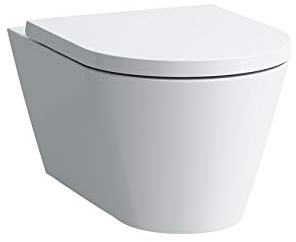 Laufen Kartell Wand-WC, Tiefspüler, spülrandlos, 545x370x355, Farbe: Weiß