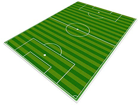 TYKTZXY Fussball Teppich FußBall, Funs Home Decor Spielmatte füR Jugendzimmer Jungen MäDchen Sport Theme Room Green 100×150cm