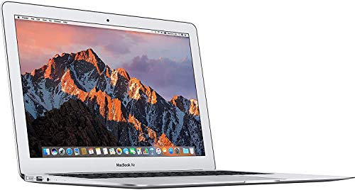 Metà 2017 Apple Macbook Air con Intel Core i5 da 1,8 GHz, 13 pollici, 8 GB di RAM, SSD da 128 GB (con tastiera tedesca Qwertz) - Argento (Ricondizionato)