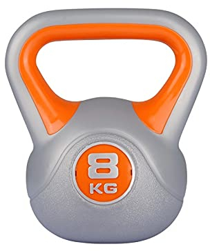 Cfty Kettlebell 2kg 3kg 4kg 6kg 8kg 10kg Home Sports Fitnessgeräte Männliche Gewichtheben Stärke Trainingsformung (Rosa Blau Gelb Lila Orange grün)(8kg)
