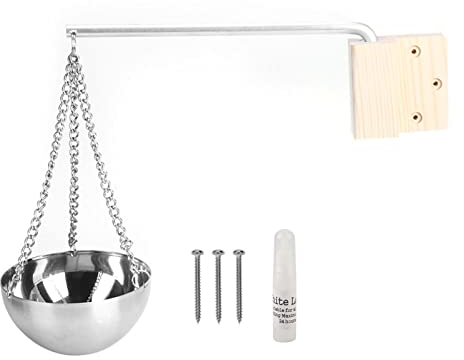Tyenaza Sauna-Aromaschale, Edelstahlschale für ätherische Öle, SPA-Halter für ätherische Öle, Aromatherapie, Saunaraumzubehör