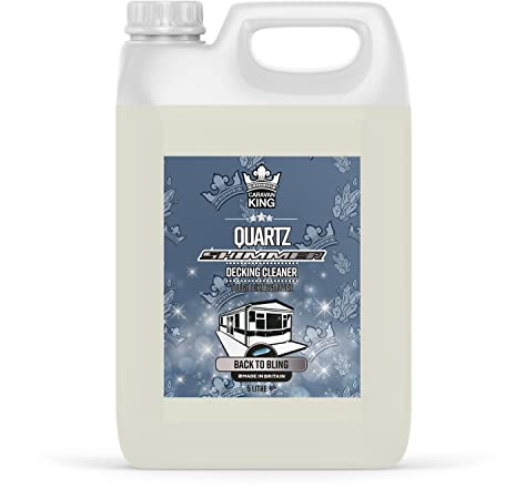 Caravan King – Decking Cleaner – Cleans & Revives Decking, Fences & Patios, Removes Dirt, Algae, Grime & Mould, Wood & Composite Caravan Decking, 5L