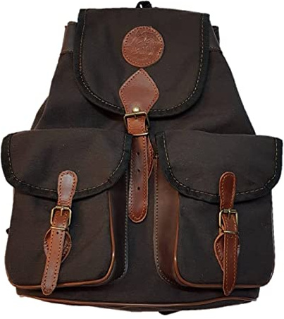 Articulos de Caza Mochila de caza grande de lona con dos bolsillos