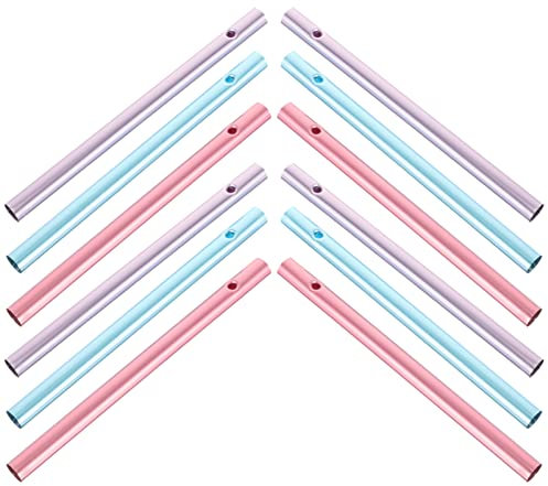 Supvox 12stücke Teiliges Bunte Windspiel Röhren Aluminium Bastelmaterial Für Mädchen Robust Und Langlebig Für Garten Und Außendekoration