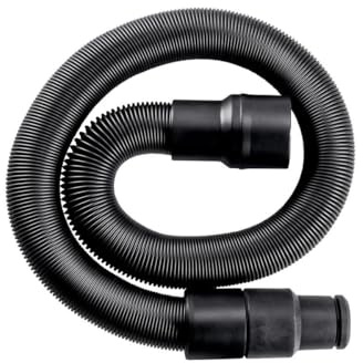 metabo Stretch-Saugschlauch, Ø 32 mm Antistatisch, Dehnbar 0,7-3,5 m | Flexibler Staubsaugerschlauch mit Drehgelenk, passend für 58/32 mm Anschlüsse, Zubehör für Werkstatt und Baustelle