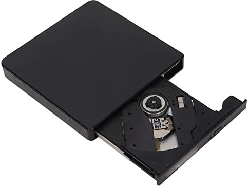 Externes CD Laufwerk, USB C USB 3.0 Portable Slim DVD/CD RW Optisches Laufwerk für Laptops Desktop Computer, Externes Optisches Laufwerk CD Brenner