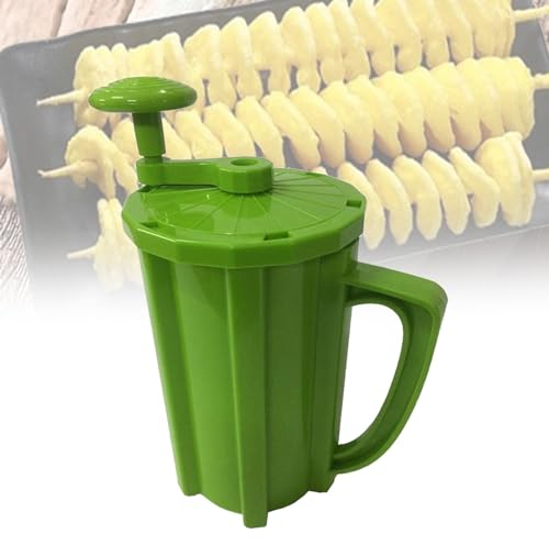 Tornado Potato Chips Spiral Cutter Manual Stainless Steel Potato Chips Slicer Spiral Twister Vegetable Cutter French Fry
