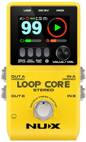 NU-X | Loop Core Stereo Pedal mit HD LCD Farbdisplay