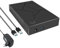 MULOUTSPO Boîtier de Disque Dur 3.5 Pouces avec Interface USB 3.0 pour Disque Dur SATA - Boîtier pour Disque Dur SSD Externe - avec Prise EU - Robuste et Facile à Utiliser