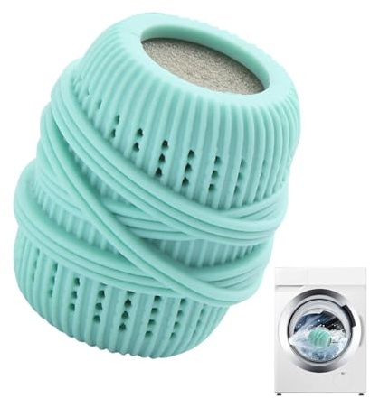 Waschkugel für Waschmaschine, Waschball Trockner Ball,Washing ball for washing machine, Trocknerbälle für Wäschetrockner,Wiederverwendbare für Heim Kleidung Reinigung (Hellgrün)