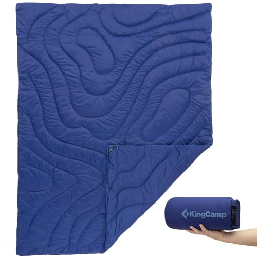 KingCamp Camping Decke Contour Picknick Strand Matte Park Decke Leicht Reise Dark Blue