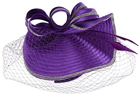 GAROZATION Fascinator Haarschmuck Für Damen Stirnband Mit Netzgewebe Für Teepartys Und Hochzeiten Vielseitig Einsetzbar Und Erhältlich