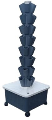 Generico Torre idroponica, Sistema di Coltivazione idroponica, Torre di Coltivazione Verticale per Serra per Fattoria e Giardino Domestico, per Erbe aromatiche, Frutta e Verdura, con Pompa di idrataz