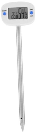 Sosoport Thermomètre Hygromètre à Aiguille pour Testeur Mesure De Température Et Humidité pour Plantes Fruits Fleurs Et Légumes