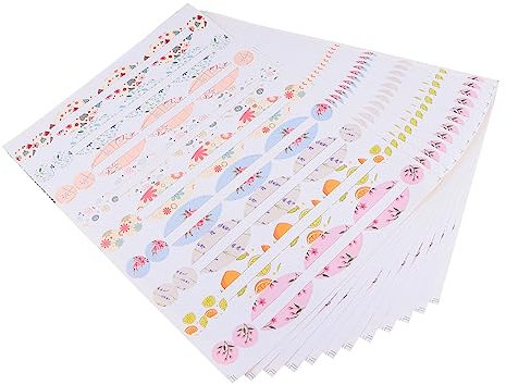 Angoily Ätherische Öl Etiketten Aufkleber 12 Blatt Selbstklebend Für Glas Rollflaschen Parfüm Lippenbalsam Flaschenlabel Zur Beschriftung Und Organisation