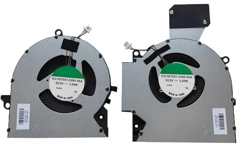 Ventilateur de refroidissement for processeur et carte graphique for ordinateur portable 16-B 16-C TPN-Q265 Q267 M75483-001 DC5V 3.00W