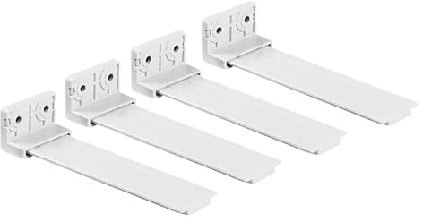 1 Ensemble De Rails Coulissants Intégrés For Réfrigérateur, Kit De Montage De Rails Coulissants For Porte De Réfrigérateur, Guide Coulissant For Porte De Réfrigérateur, Glissière Mobile