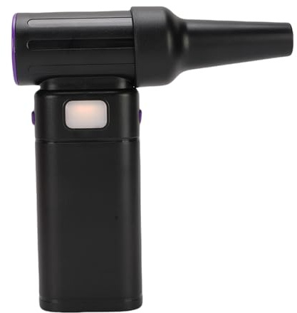 Aramox Soplador de Aire Comprimido Portátil Multifuncional con Rendimiento de Alta Velocidad, Plumero de Aire Eléctrico con Carga USB para Viajes (BLACK)
