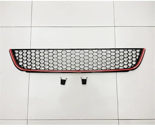Kühlergrill Honeycomb Auto Frontschürze Unteren Kühlergrill Für GTI Stil Mesh Grill Abdeckung Für VW Für Golf 6 MK6 2009 2010 2011 2012 2013 Radiator Grille(Rote Linie)