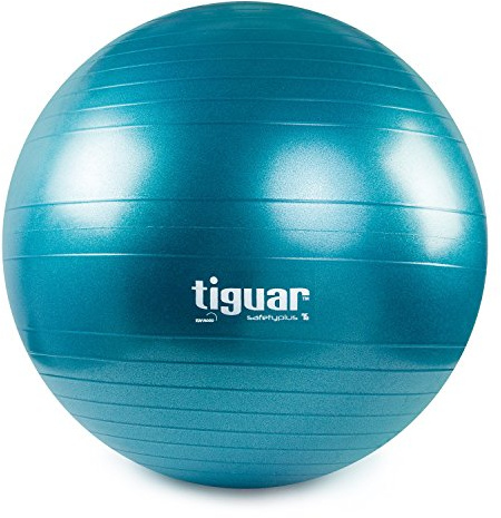 tiguar Gymnastikball Safety Plus Ø 55 cm bis 75 cm bis 450 kg belastbar Gymnastik Reha Therapie Büro